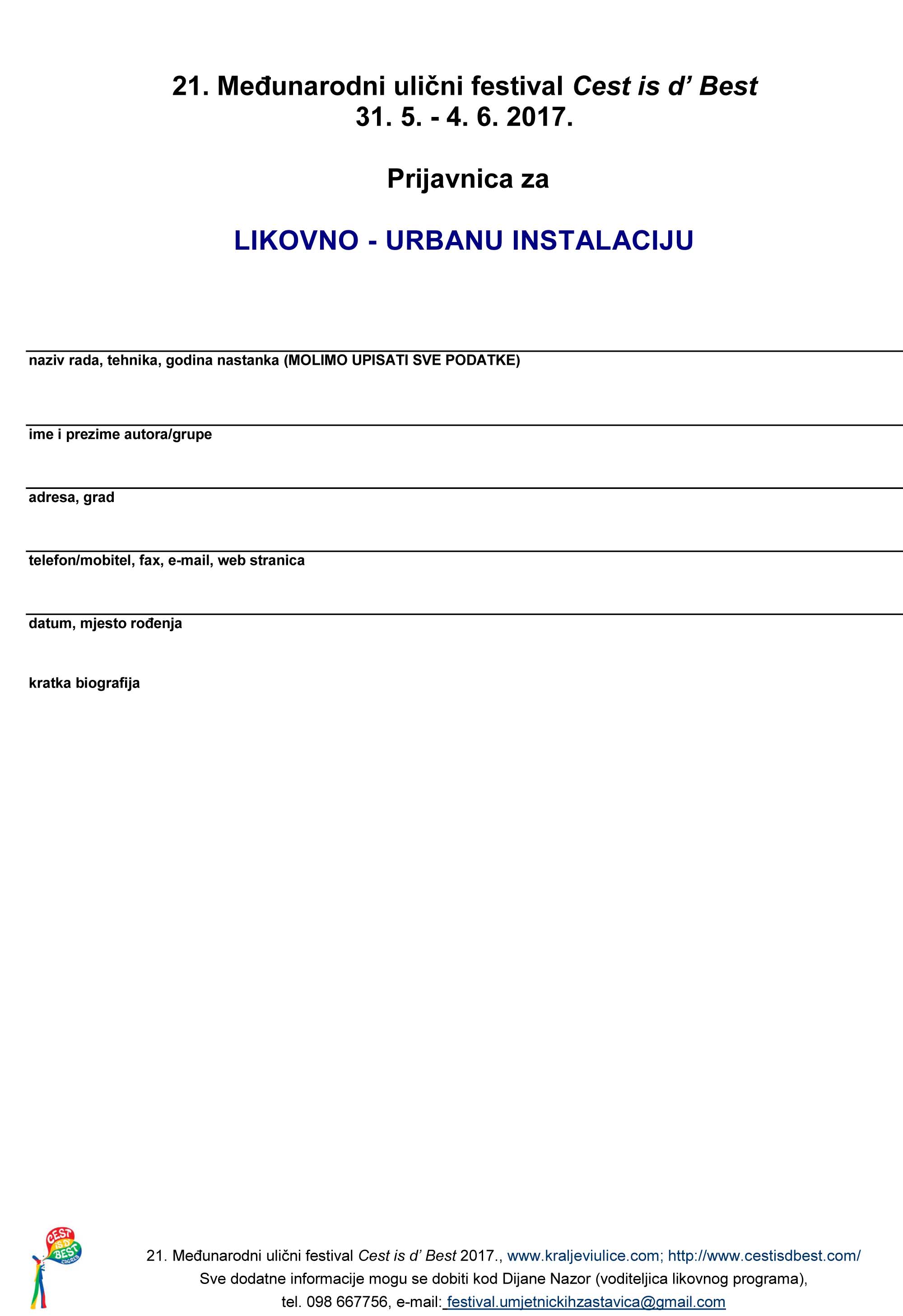 21 Natjecaj likovno urbana instalacija 2017 1 2